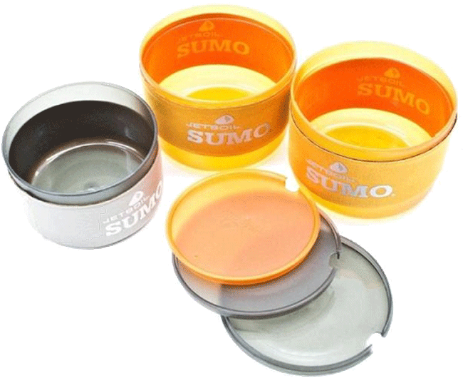 Набір посуду Jetboil Sumo 3pcs bowl set