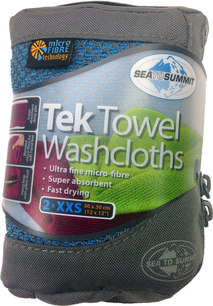 Набір Sea To Summit Tek Towel 2 Washcloths XXS