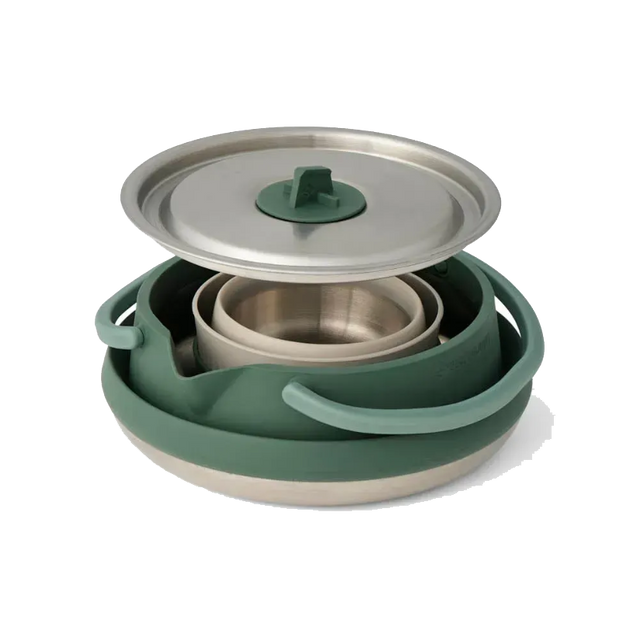 Набір посуду Sea to Summit Detour Stainless Steel Kettle Cook Set, на 2 персони STS ACK026031-122102 фото