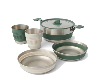 Набір посуду Sea to Summit Detour Stainless Steel One Pot Cook Set w/Sack з чохлом, на 2 персони STS ACK026031-122111 фото
