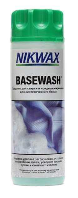 Nikwax Base wash 300ml (средство для стирки термобелья, спортивных костюмов, носков и одежды из синтетических материалов)