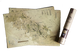 Мапа гірських вершин зі скретч покриттям  "КАРПАТИ"(тубус)