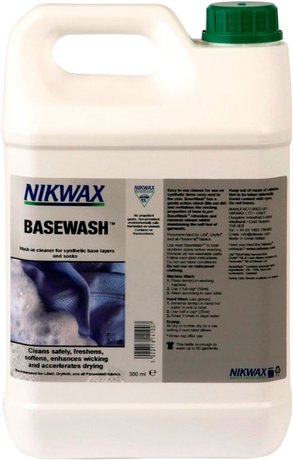 Nikwax Base wash 5L (средство для стирки термобелья, спортивных костюмов, носков и одежды из синтетических материалов)