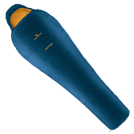 Спальний мішок Ferrino Lightec SM 1100/-3°C Blue/Yellow Left (86650IBB)