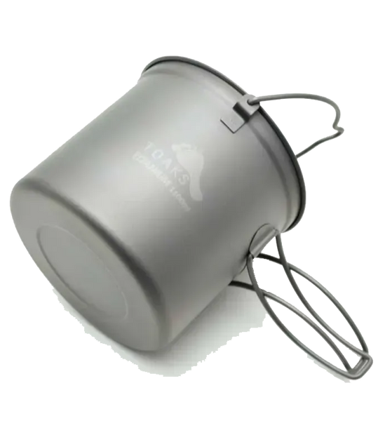 Казанок TOAKS Titanium 1100ml Pot with Bail Handle POT-1100-BH фото