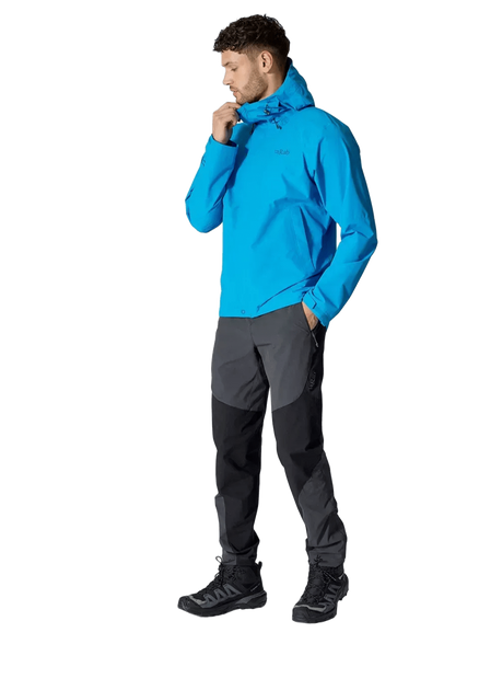 Куртка чоловіча Rab Downpour Jacket RB QWI-06-BLK-SML фото