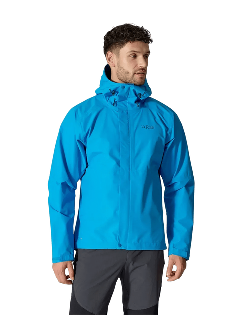 Куртка чоловіча Rab Downpour Jacket RB QWI-06-BLK-SML фото