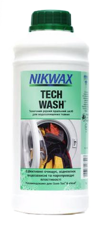 Nikwax Tech wash 1L (средство для стирки одежды)