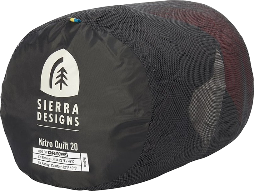 Cпальний мішок Sierra Designs Nitro Quilt 800F 20 Deg Reg (-6°C)