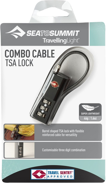 Замок Sea to Summit Combo Cable TSA lock (Single Pack)