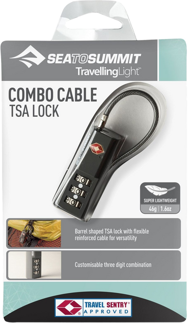 Замок Sea to Summit Combo Cable TSA lock (Single Pack) STS ATLTSACC фото