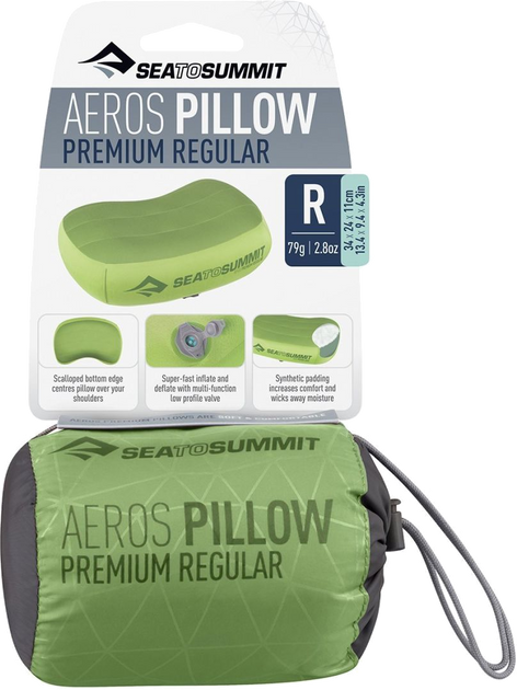 Подушка Sea to Summit Aeros Premium Pillow Large STS APILPREMLLI фото