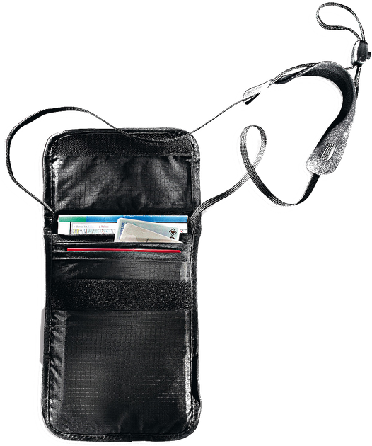 Гаманець Tatonka Skin Folded Neck Pouch Black TAT 2845.040 фото