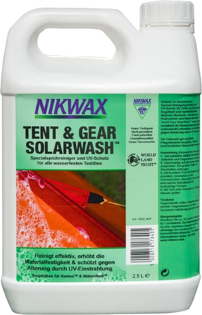 Nikwax Tent & gear SolarWash 2.5 L (средство для досгляду по водостойким материалом)