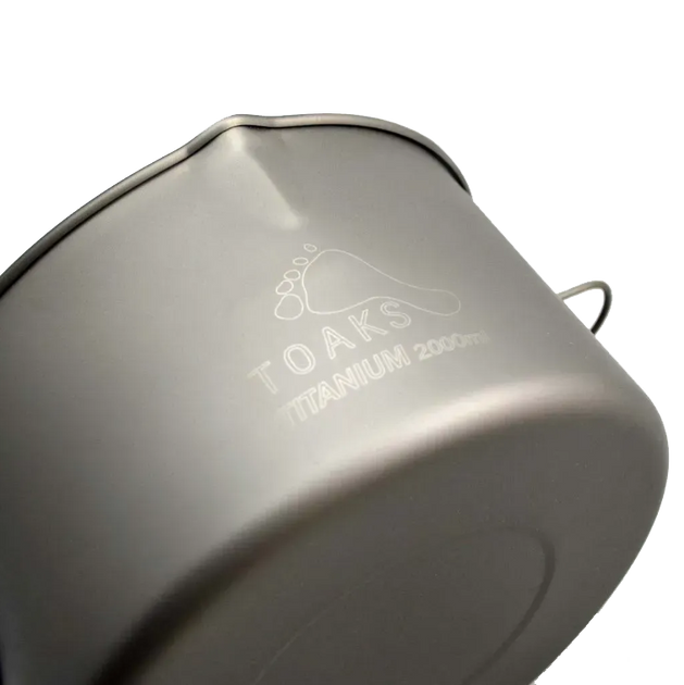 Казанок TOAKS Titanium 2000ml Pot with Bail Handle POT-2000-BH фото