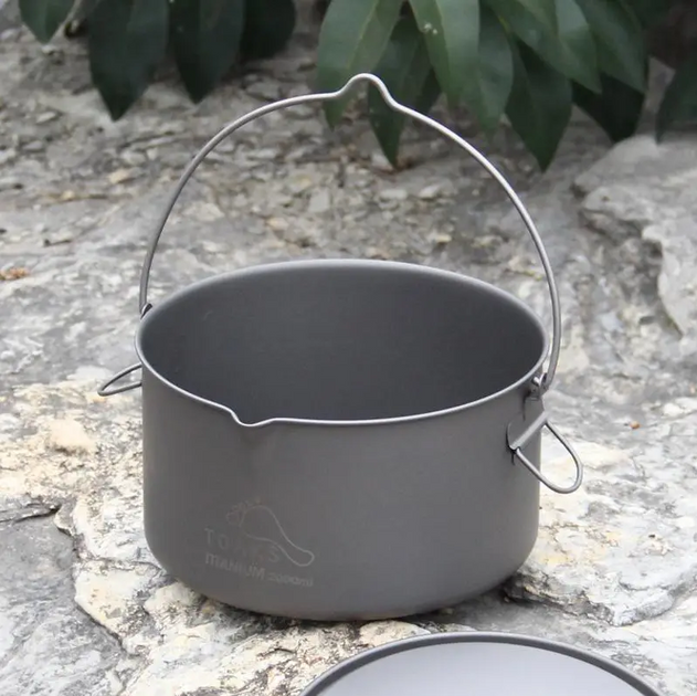 Казанок TOAKS Titanium 2000ml Pot with Bail Handle POT-2000-BH фото