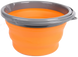 Відро TRAMP складане силіконове 10л, Помаранчевий TRC-091-orange фото 1