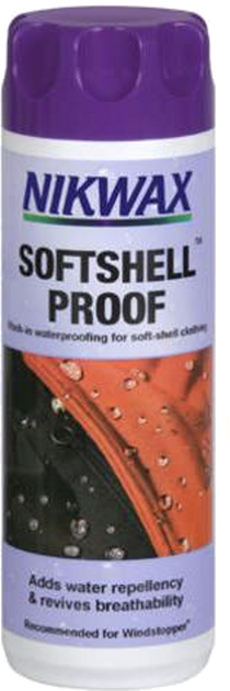 Nikwax Soft shell proof wash-in 300ml (Средство для придания водоотталкивающих свойст Softshel)