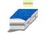 Спальник Terra Incognita EVO PHARAON 200 (–6 +4 +23 °C), blue, L