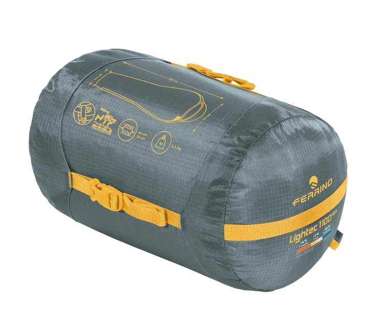 Спальний мішок Ferrino Lightec SM 1100 -3&deg;C Green (86650QVV) 931769 фото