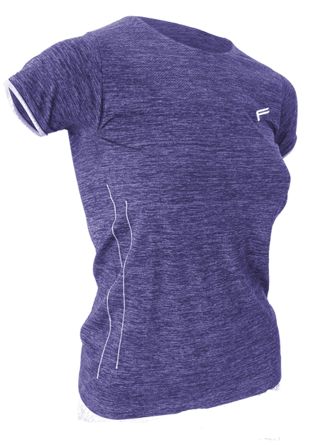 Megalight 140 T-Shirt Woman /L purple melange термофутболка (Fuse)