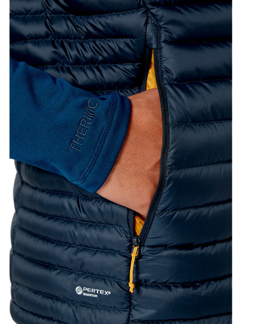 Жилет чоловічий Rab Microlight Down Vest RB QDB-18-BL-L фото