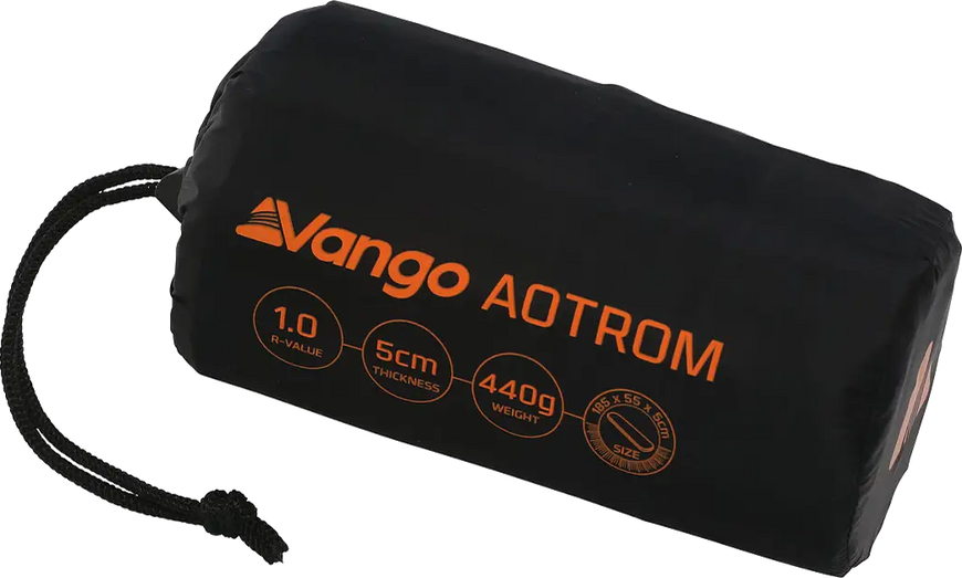 Килимок надувний Vango Aotrom 5 Standard Anthracite (SMQAOTROMA07M1D) 929173 фото
