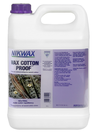 Nikwax Wax Cotton Proof 5 л.(Пропитка для хлопка, смесовых тканей и брезента)