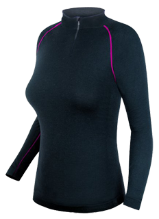 Primalight 200+ Longshirt Woman /L black термокофта (F)