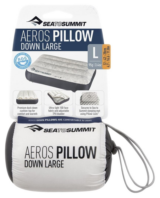 Подушка Sea to Summit Aeros Down Pillow Large STS APILDOWNLGY фото