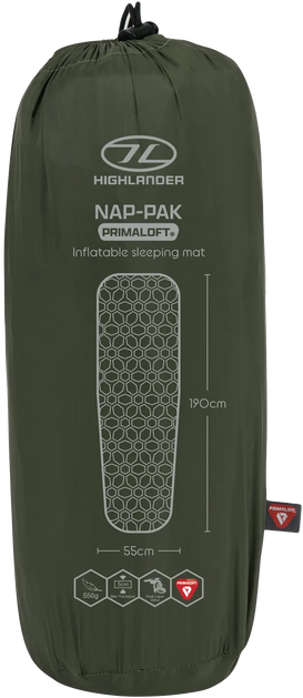 Коврик надувной Highlander Nap-Pak Inflatable Sleeping Mat XL