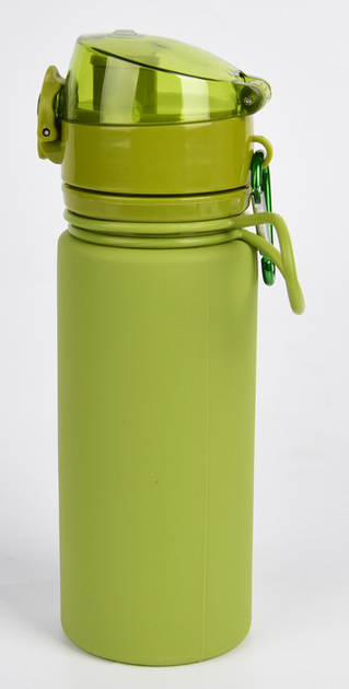 Пляшка силіконова Tramp 500 мл olive TRC-093-olive фото