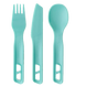 Набор столовый Sea to Summit Passage Cutlery Set (3 предмети), голубой