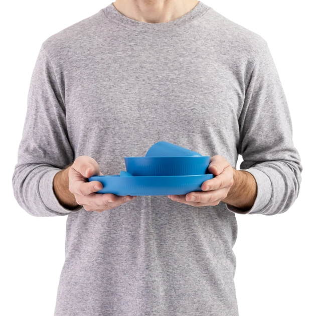 Набір посуду Sea to Summit Camp Dinnerware Set w/ Mesh Sack, 1P, 6 Piece STS 054303 фото