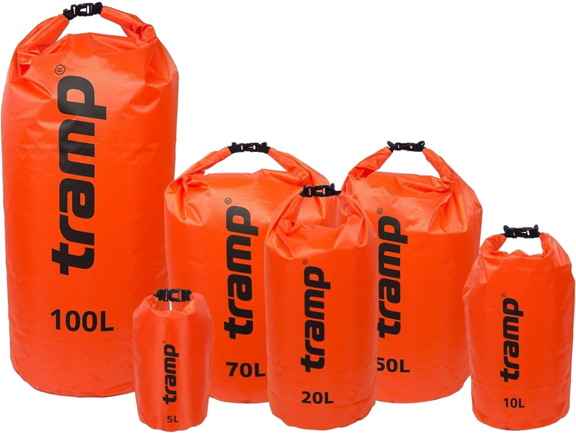 Гермомішок Tramp PVC Diamond Rip-Stop 5 UTRA-110 Помаранчевий UTRA-110-orange фото