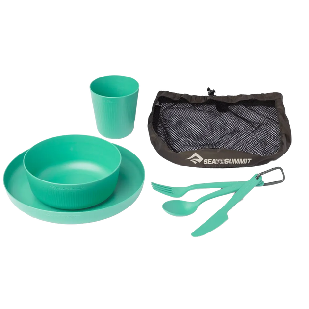 Набір посуду Sea to Summit Camp Dinnerware Set w/ Mesh Sack, 1P, 6 Piece STS 054303 фото