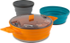 Набор посуды Sea To Summit X-Set 21 (X-Pot 1,4 л & X-Bowl & X- Mug), orange