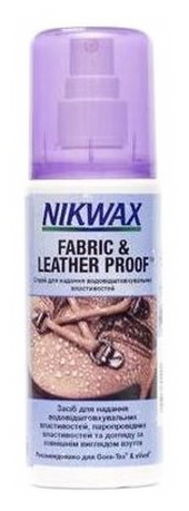 Nikwax Fabric & leather spray 300ml (Спрей для надання водовідштовхуючих властивостей для взуття)
