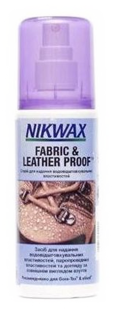 Nikwax Fabric & leather spray 300ml (Спрей для надання водовідштовхуючих властивостей для взуття)