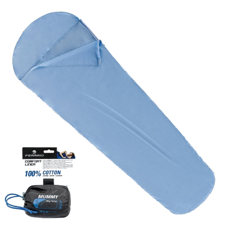 Вкладыш для спального мешка Ferrino Liner Comfort Light Mummy Blue