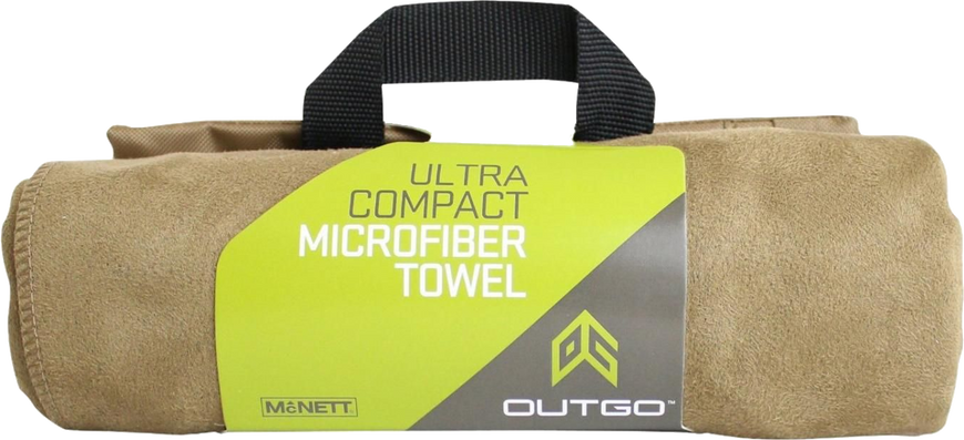 MCN.68066 Outgo Microfiber Towel - Mocha Large 180gr - 77cm x 128cm полотенце (McNETT)