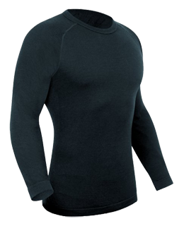 Merino Longshirt Man /XXL black термокофта з вовни (F)