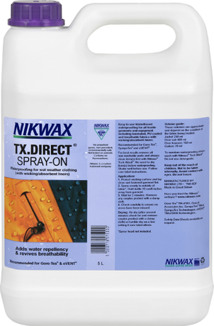 Nikwax Tx direct 5л (спрей для мембранних изделей)