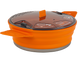 Каструля складна з кришкою і алюмінієвим дном Sea To Summit X-Pot Orange 1,4 л STS AXPOT1.4OR фото 1