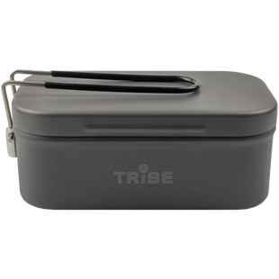 Контейнер для їжі Tribe Lunch Box Alu T-FG-0016-grey фото