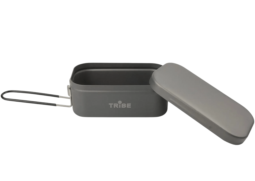 Контейнер для їжі Tribe Lunch Box Alu T-FG-0016-grey фото