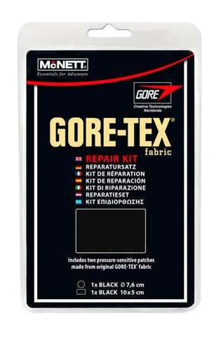 MCN.15311 Gore-Tex Fabric Repair Kit - Black in multilingual clam shell заплаты для ремонта (McNETT)