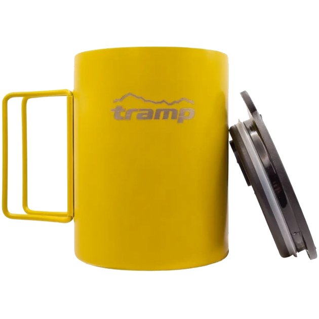Термокружка&nbsp; Tramp 0,4л. з кришкою TRC-137 UTRC-137-mustard фото
