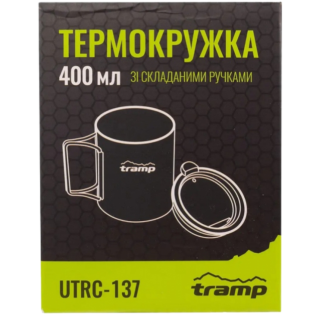 Термокружка Tramp 0,4л. с крышкой TRC-137
