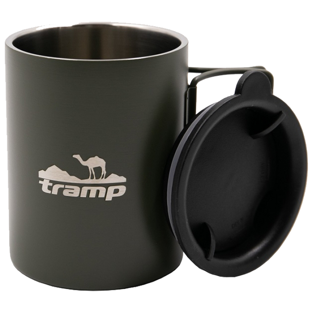 Термокружка&nbsp; Tramp 0,4л. з кришкою TRC-137 UTRC-137-olive фото